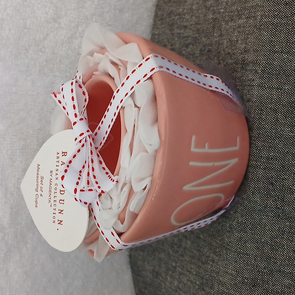 Rae Dunn pink measuring cups